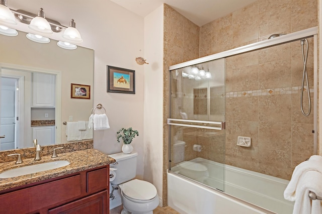 24 One Hali Ln Unit 7-203, Kihei, HI 96753 - full bath with vanity, toilet, and bath / shower combo with glass door