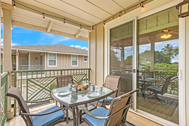 24 One Hali Ln Unit 7-203, Kihei, HI 96753 - balcony with outdoor dining space