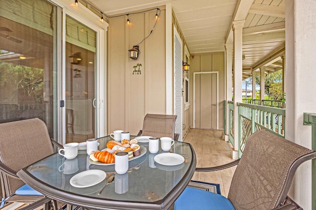 24 One Hali Ln Unit 7-203, Kihei, HI 96753 - view of patio featuring outdoor dining space