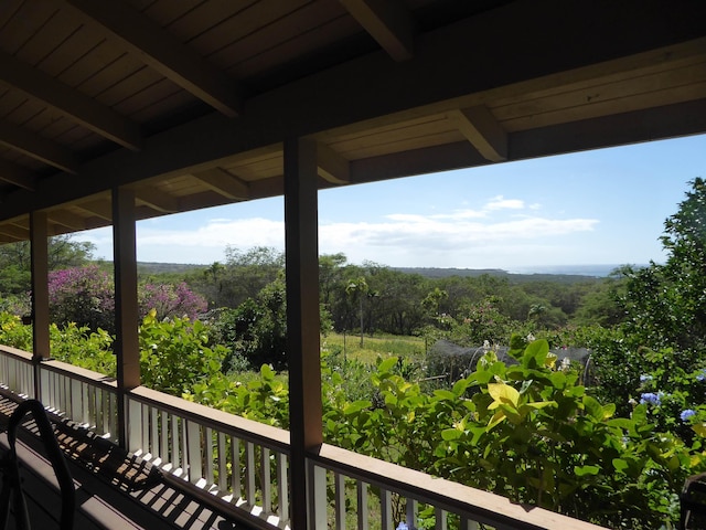 view of deck