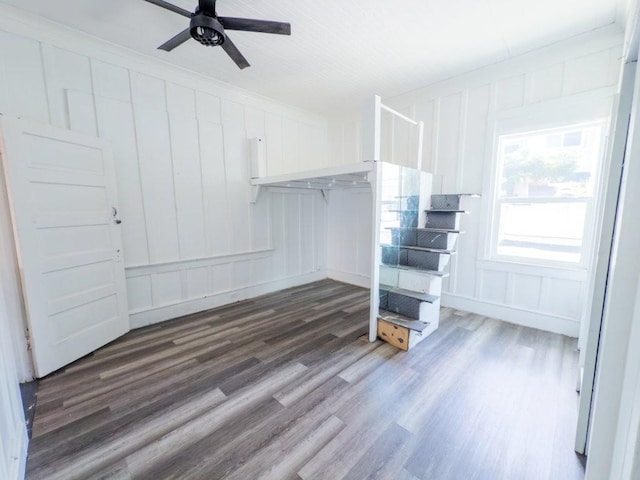 225 S Papa Ave, Kahului, HI 96732 - walk in closet with a ceiling fan and wood finished floors