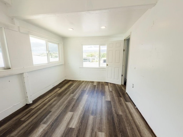 225 S Papa Ave, Kahului, HI 96732 - empty room featuring dark wood-type flooring and recessed lighting