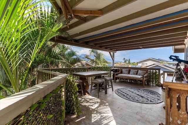 view of deck