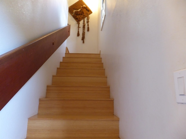 view of stairs