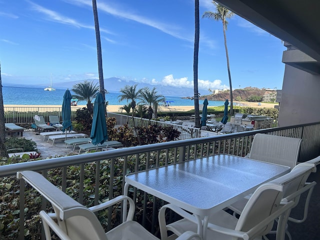 2481 Kaanapali Pkwy Unit 101A, Lahaina, HI 96761 - balcony with a water view