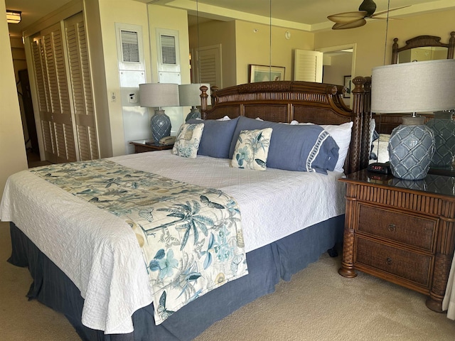2481 Kaanapali Pkwy Unit 101A, Lahaina, HI 96761 - bedroom featuring carpet floors and a closet