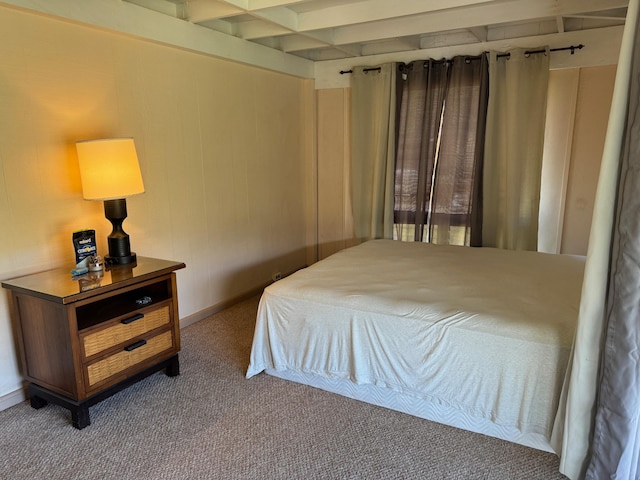 bedroom featuring carpet floors