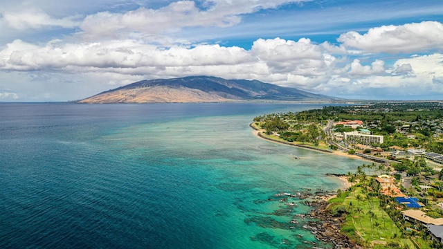 property view of water with a mountain view