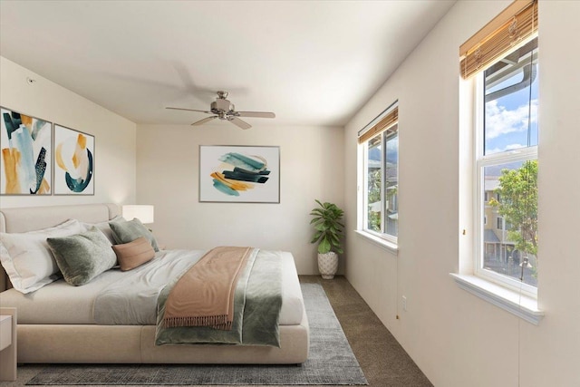 31 E Kuu Aku Ln Unit 206, Lahaina, HI 96761 - carpeted bedroom with a ceiling fan