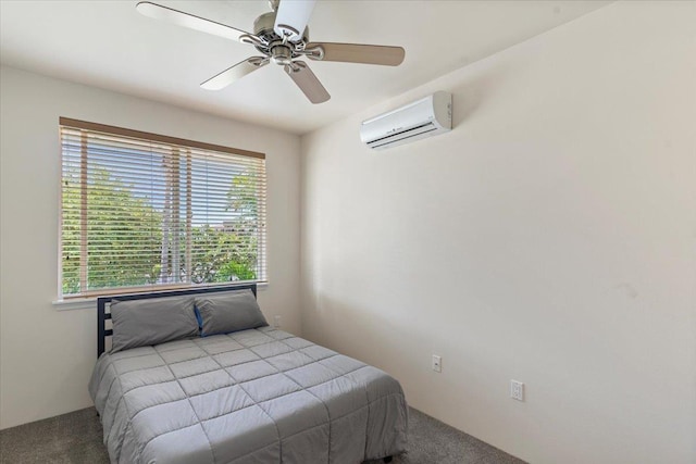 31 E Kuu Aku Ln Unit 206, Lahaina, HI 96761 - bedroom with carpet, an AC wall unit, and ceiling fan