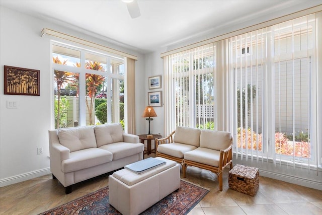 interior space featuring plenty of natural light