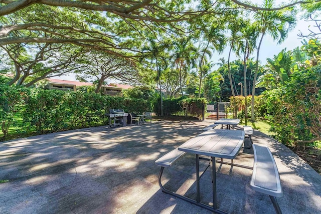 view of patio / terrace featuring grilling area