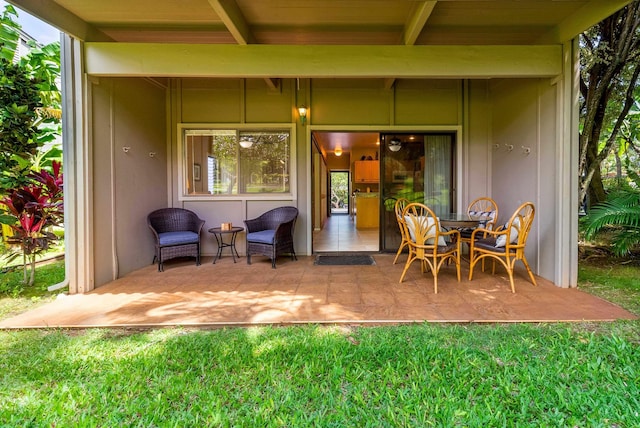 view of patio