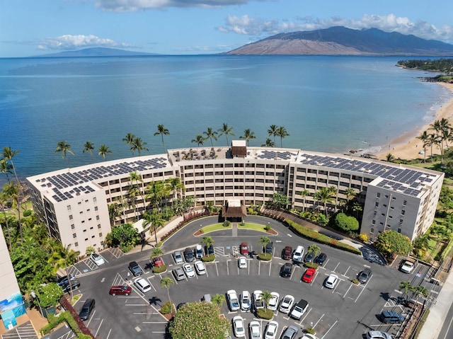 2430 S Kihei Rd Unit 411, Kihei, HI 96753 - drone / aerial view of a water and mountain view