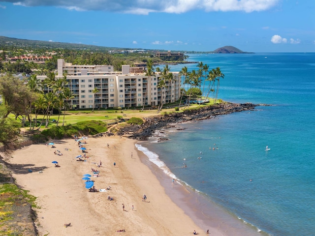 2430 S Kihei Rd Unit 411, Kihei, HI 96753 - aerial view of extended coastline and apartment complex / building