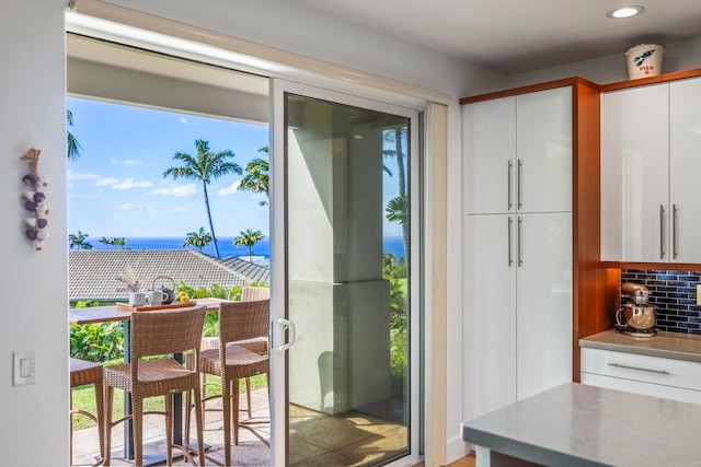 doorway to outside with a wealth of natural light