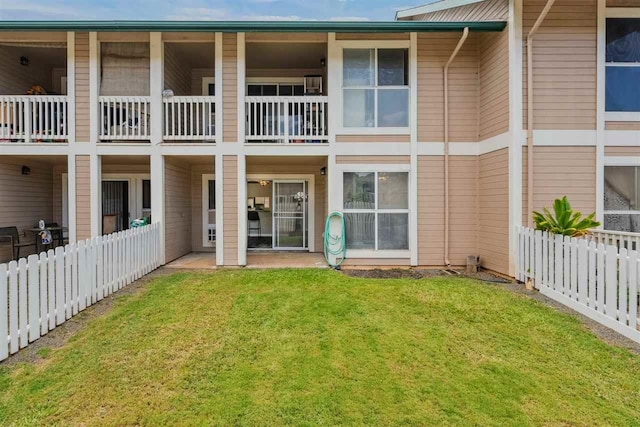 view of back of property