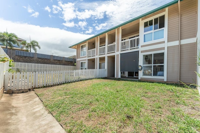 view of rear view of property