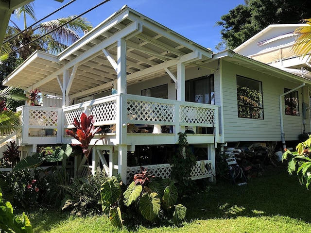 view of property exterior