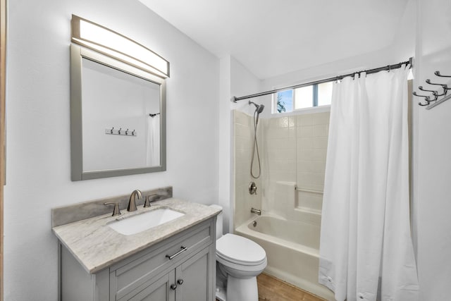 36 Kunihi Ln Unit 213, Kahului, HI 96732 - full bath featuring shower / tub combo, toilet, wood finished floors, and vanity