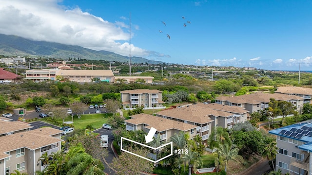 36 Kunihi Ln Unit 213, Kahului, HI 96732 - drone / aerial view featuring a mountain view