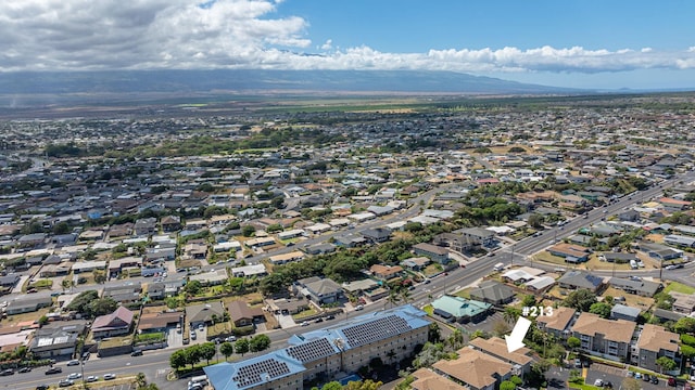 36 Kunihi Ln Unit 213, Kahului, HI 96732 - aerial view featuring a mountain view and a residential view