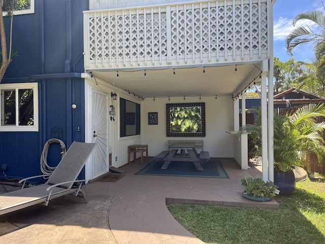 view of patio