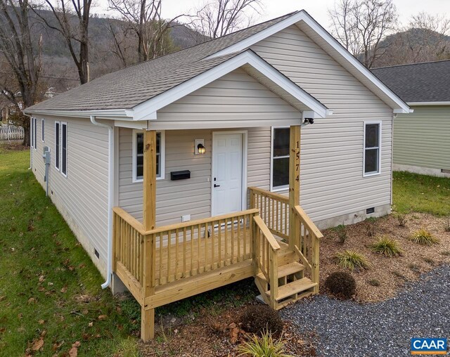 view of front of home