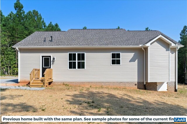 view of rear view of house