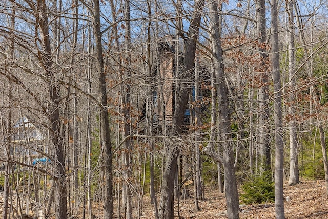 view of landscape with a view of trees