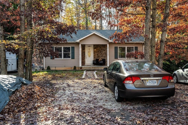 view of ranch-style house