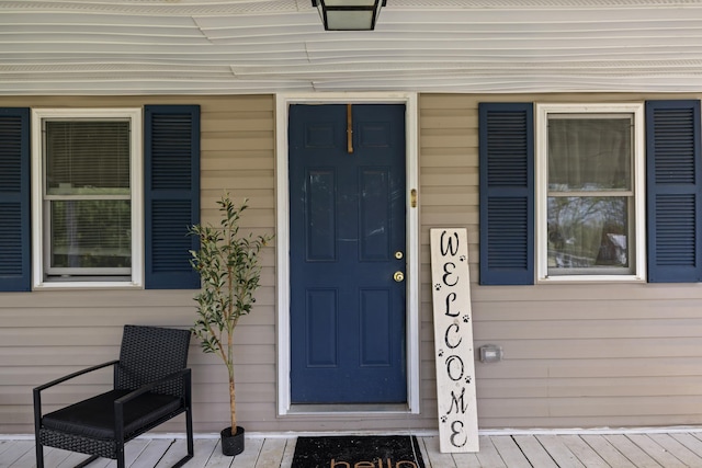 view of entrance to property