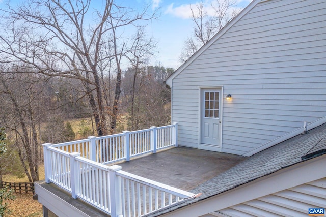 view of deck