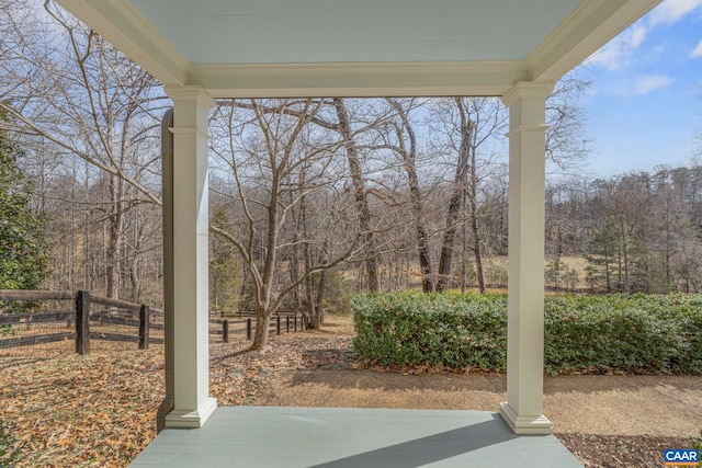 view of patio