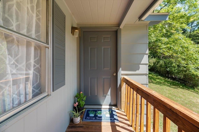 view of entrance to property