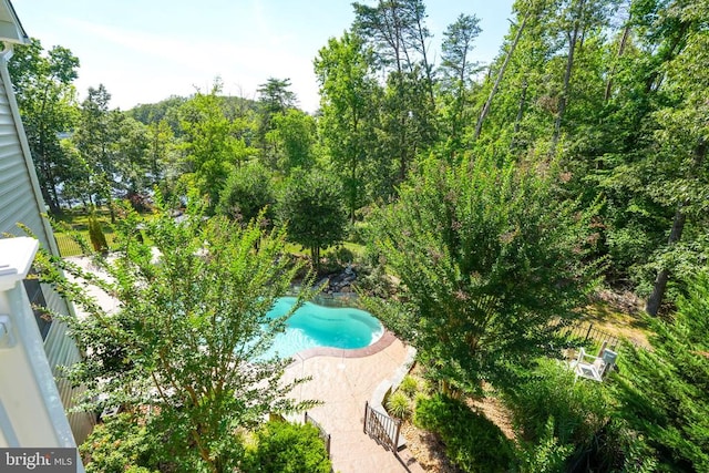 view of pool