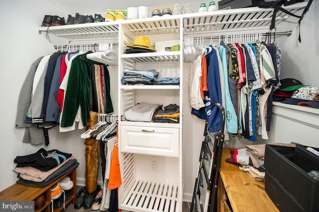 view of spacious closet