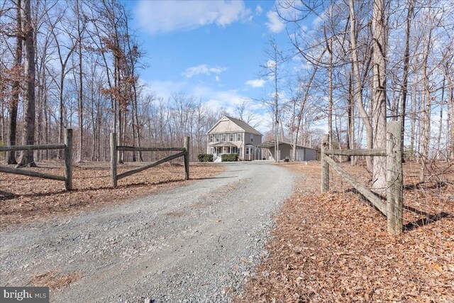 view of yard with an outdoor fire pit