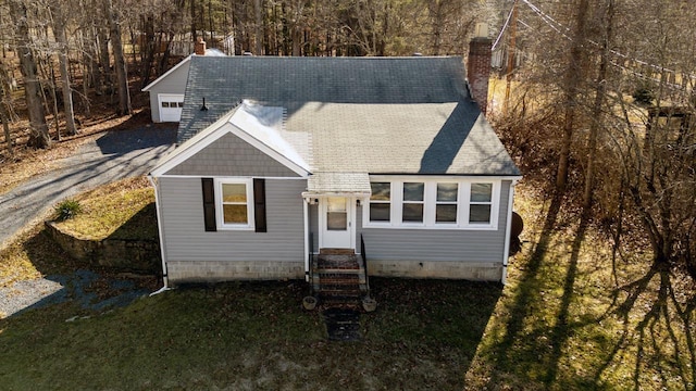 view of rear view of house