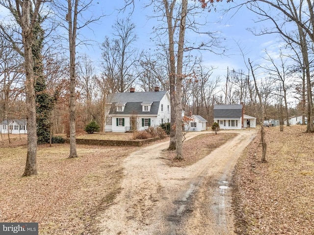 view of cape cod house