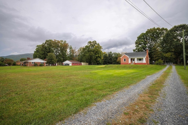 view of yard