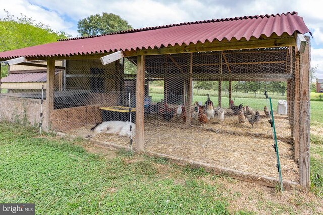 view of stable