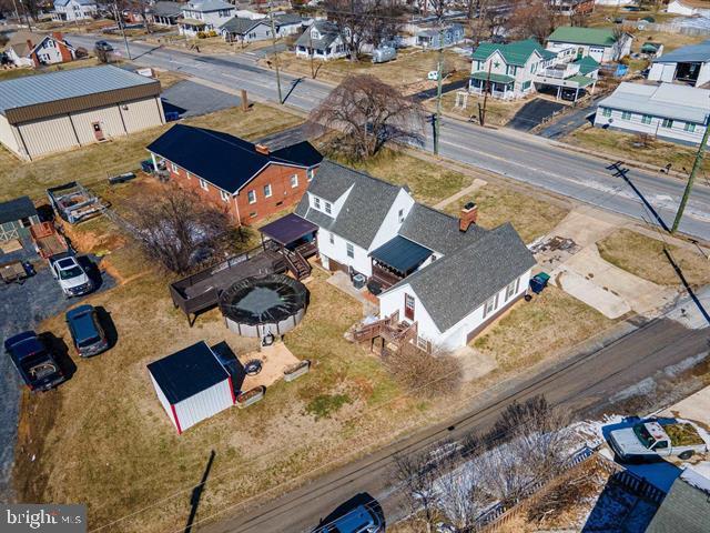 drone / aerial view featuring a residential view