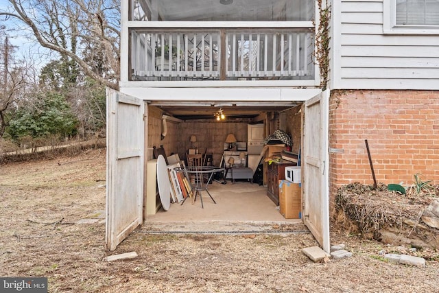 view of outbuilding