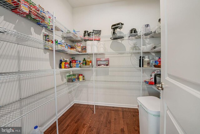 view of pantry