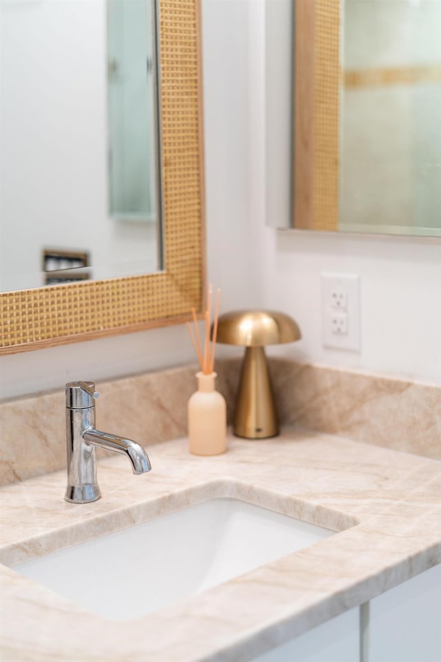 details with vanity