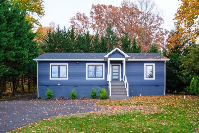 view of front of home