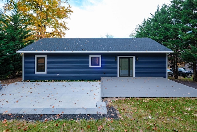 view of rear view of property