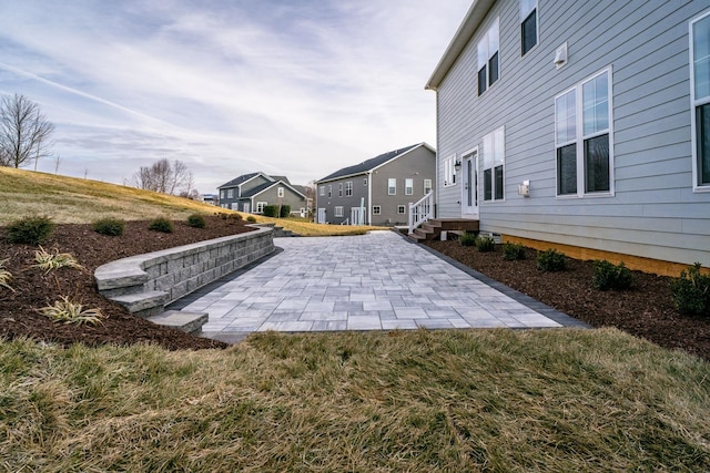 view of yard with a patio