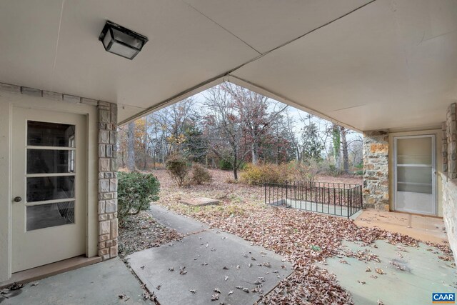 view of patio